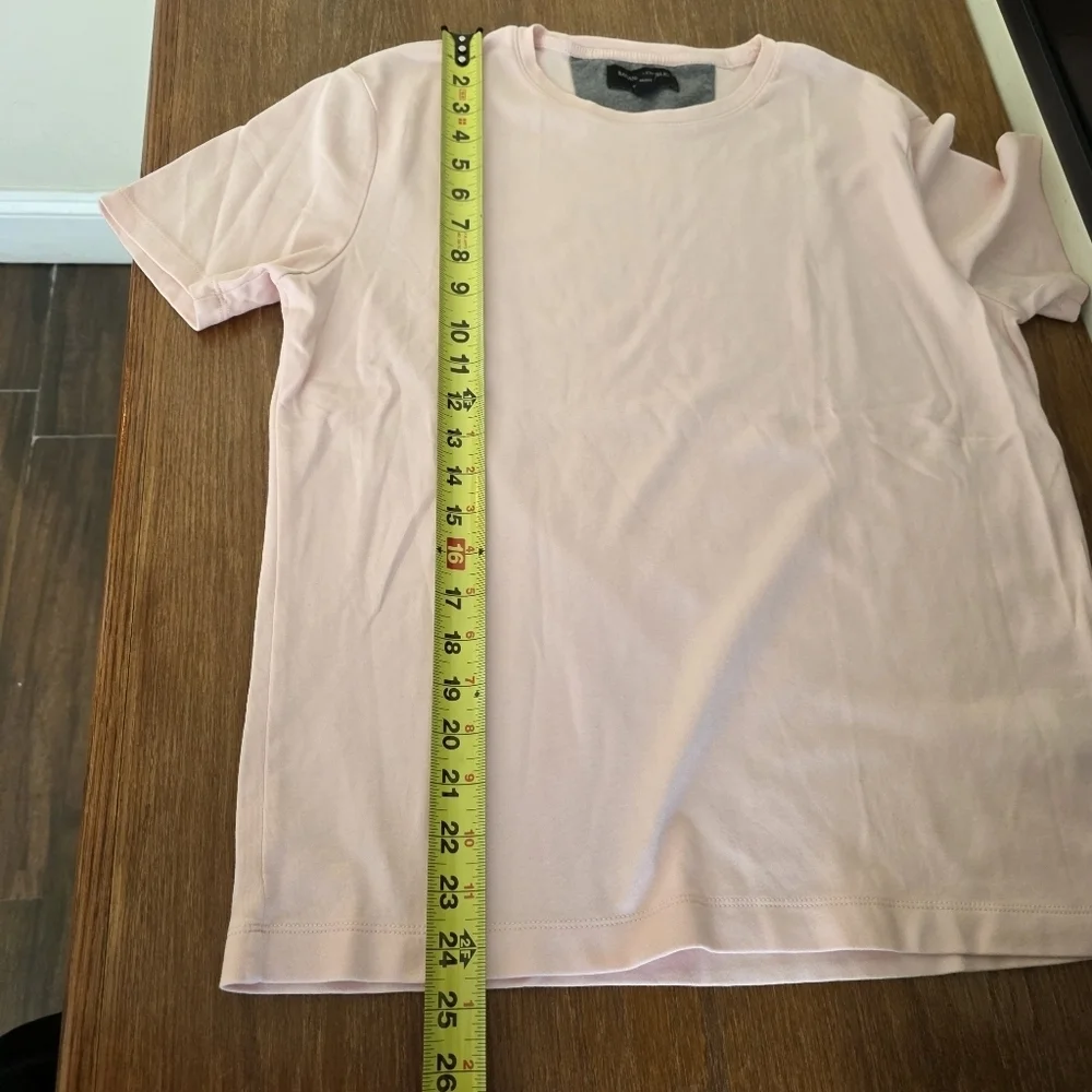 Banana Republic Pink Crew Neck Dress T-Shirt Size Medium